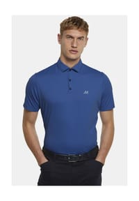 MEYER - Poloshirt Tiger aus nachhaltiger Herstellung, aus der Golf Serie - blau