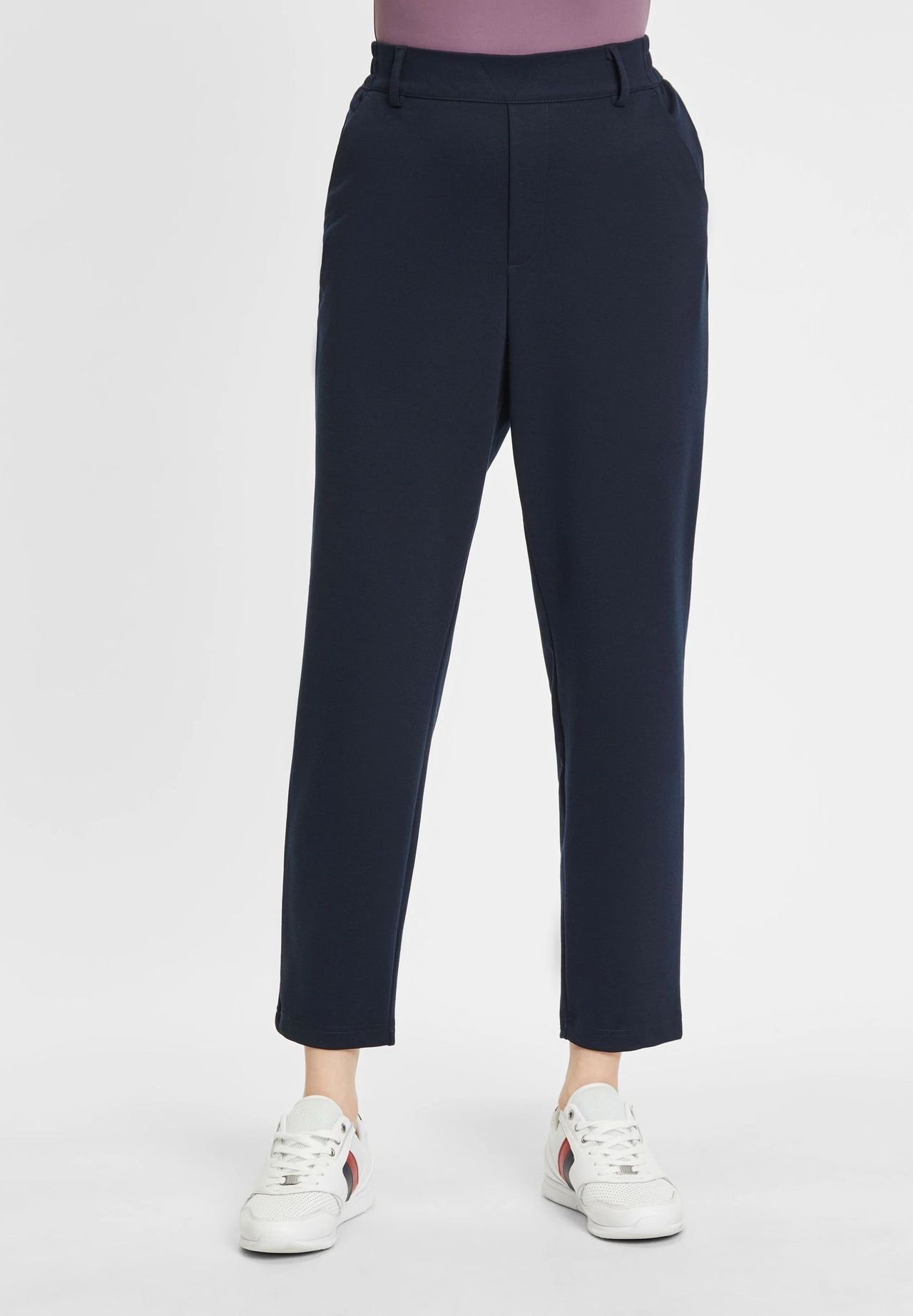 Denim Tom Tailor Stoffhose, Elastikbund, Regular Fit, FüR Damen, Blau, S