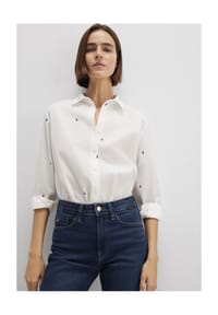 mavi - Hemdbluse, Baumwolle, für Damen - 91382 SMALL DAISY