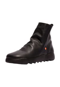 softinos® - Leder Stiefelette WARM - Schwarz