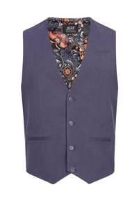 JEFF - Anzugweste Nikolaj Plain - Dk Grey