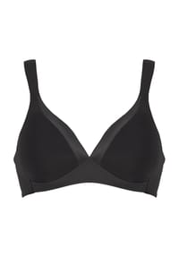 NATURANA - Soft-BH, bügellos, breite Träger, für Damen - 400 SCHWARZ