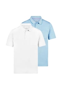 redmond - Poloshirt 2er Pack Basic - Beige