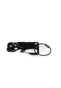 TROIKA® - Mini-Werkzeug, Aluminium, 10 Funktionen - SCHWARZ