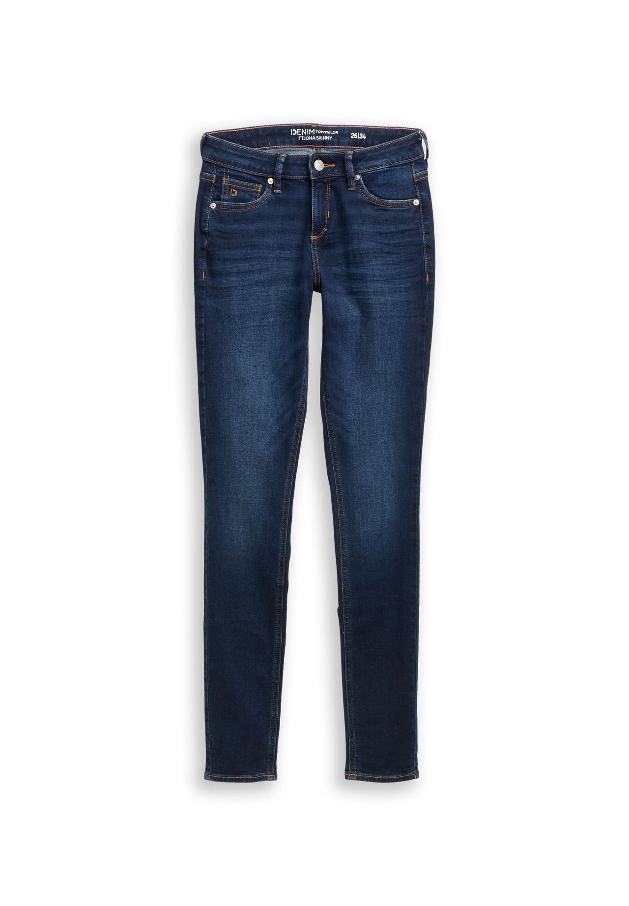 Denim Tom Tailor Jeanshose Jona, KnöChellang, FüR Damen, Blau, 26/30