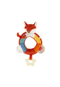 sigikid® - Aktiv-Greifling Fuchs ,  für Babys und Kleinkinder - rot/mehrfarbig