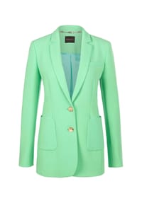 MADELEINE - Langer Jersey-Blazer mit Futter - leuchtgrün