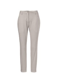 MADELEINE - Chino-Hose mit Bundfalten - kitt