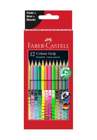 Faber-Castell - Buntstifte "Colour Grip", Sonderfarbset - MEHRFARBIG, mehrfarbig
