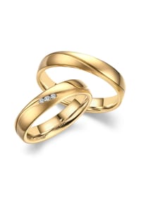MARRYA MARRYA - MARRYA Titan Ringe Trauringe Eheringe Partnerringe - Damen Ring - gold