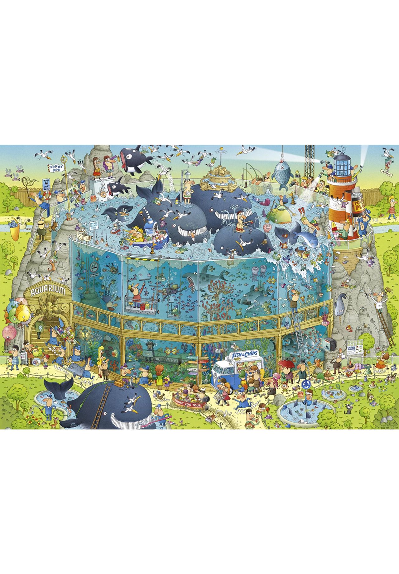 HEYE MISHMASH 2000 & FUNKY ZOO 1000 未開封！ Nine Funky Zoo puzzles. 1000pc Heye : r/Jigsawpuzzles