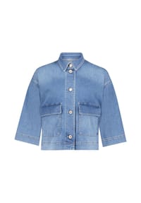 BETTY & CO - Jeansjacke, 3/4-Arm, für Damen - 8618 BLUE DENIM