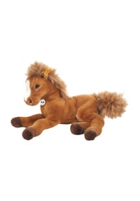 Steiff - Kuscheltier "Fenny Schlenker-Holsteiner", 35 cm - BRAUN