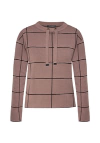 BETTY BARCLAY - Strickpullover mit Jacquard - Patch Beige/Brown