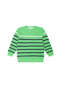 MANGUUN - Pullover, Baumwolle, für Kinder - 3 GREEN STRIPE