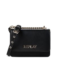 REPLAY - Mini Bag Umhängetasche 18 cm - black gold
