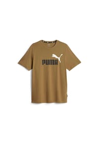 PUMA® - T-Shirt, Baumwolle, Logo-Print, für Herren - CHOCOLATE CHIP