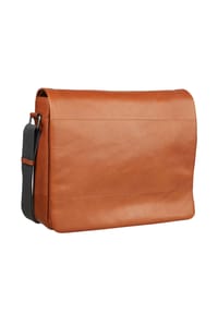 Heyden HAMBURG - Messenger Bag, Leder, uni, für Herren - COCNAC