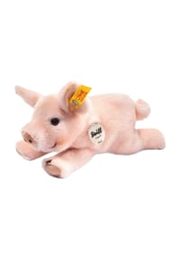 Steiff - Kuscheltier "Sissi Schwein", liegend, 22 cm - ROSA