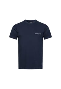 pierre cardin - T-Shirt Kurzarmshirt - dunkelblau