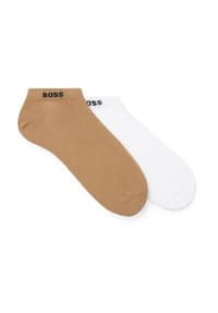 BOSS - Sneakersocken, 2er-Pack, verstärkte Belastungszonen, für Herren - 261 MEDIUM BEIGE