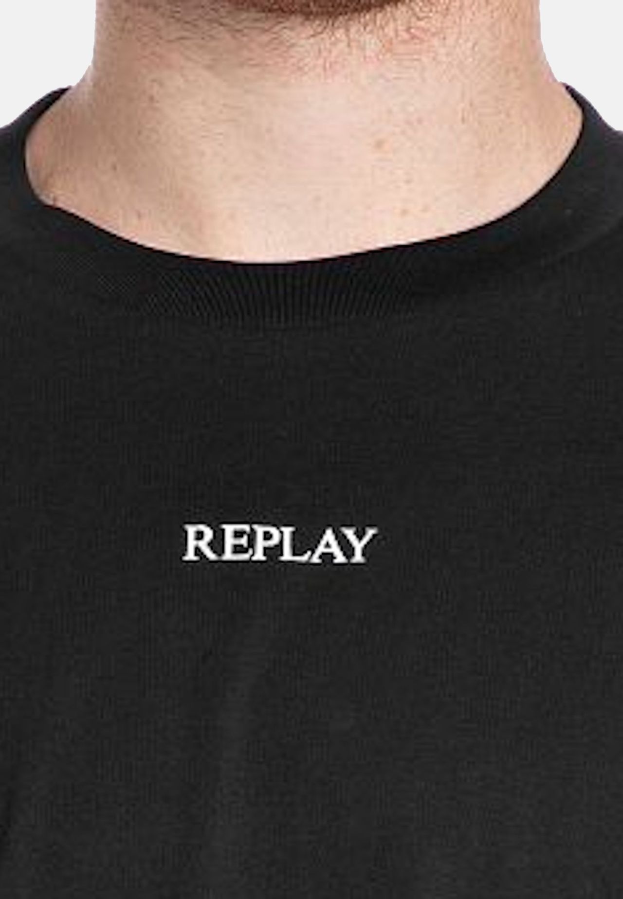 Replay T-Shirt, Baumwolle, FüR Herren, Schwarz, M