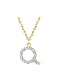 GLANZSTÜCKE MÜNCHEN - Damen Kette aus 925/- Sterling Silber in Gelbgold mit Zirkonia - gelbgold