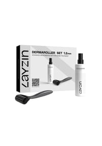 LAYZIN - Dermaroller-Set mit 1,2 mm Nadeln und Reinigungsspray - 