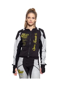 QUEEN KEROSIN - Outdoorjacke hoch abriebfest Kustombuilt - Motor Gear - grau