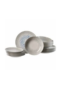 Ritzenhoff & Breker Teller-Set Rimini 18er Set grau - RIMINI - grau