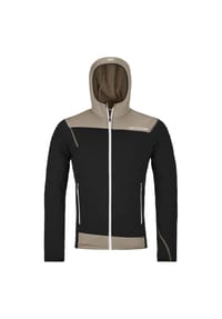 ORTOVOX - Fleece Light Hoody black raven - schwarz