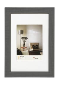 WALTHER GLAS - Bilderrahmen "Home", 20x30 cm - grau