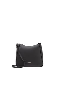 L.CREDI Orietta - Schultertasche "Orietta", Reißverschluss, Emblem, für Damen - SCHWARZ