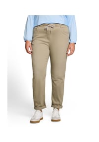 TOM TAILOR plus - Chino-Hose, 5-Pocket, für Damen - 11863 SILVER OLIV