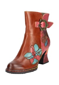 LAURA VITA® - Leder Stiefelette - Camel
