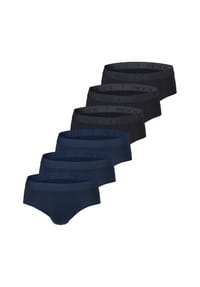 JOOP! - Herren Slips, 6er Pack - Everyday, Basic, Cotton Stretch, Logo - Blau