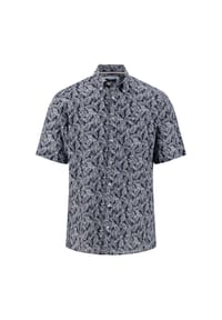 FYNCH-HATTON® - Freizeithemd, Kurzarm, Button-Down-Kragen, für Herren - 685 NAVY