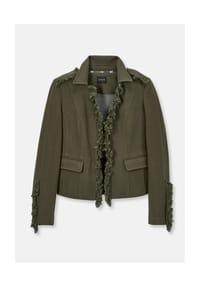 MADELEINE - Blazer mit Fransen - khaki