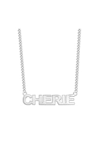 EAST / SIDE - Damen Kette aus Edelstahl in silber - silber
