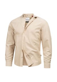 KRONSTADT - Hemd Langarm KSJohan Oxford - Black