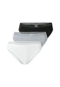 SCHIESSER - Rio Slip 3er Pack 95/5 Modern Cotton - Schwarz