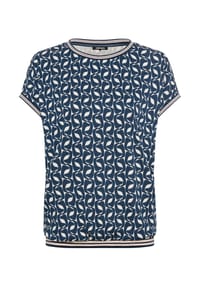 olsen - T-Shirt, Rundhals, für Damen - 40290 TRUE NAVY