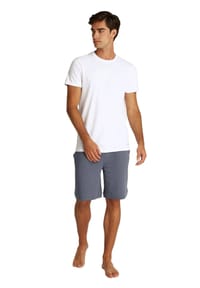 Calvin Klein - Loungewear- Oberteil, Baumwolle, für Herren - 100 WHITE