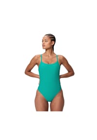 speedo® - Badeanzug Solid, Racerback, für Damen - PEACOCK TEAL