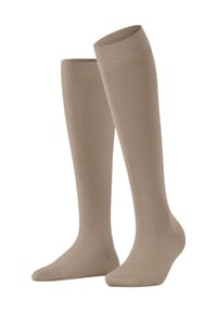 FALKE - Cotton Touch Kniestrümpfe, verstärke Belastungszonen, für Damen - 3146 GRAPHITE