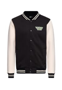 KING KEROSIN - Collegejacke mit großer Stickerei Pick-Up Service - schwarz