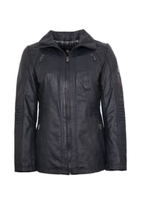 OTTO KERN - Damen Lederjacke Lammnappa navy - navy
