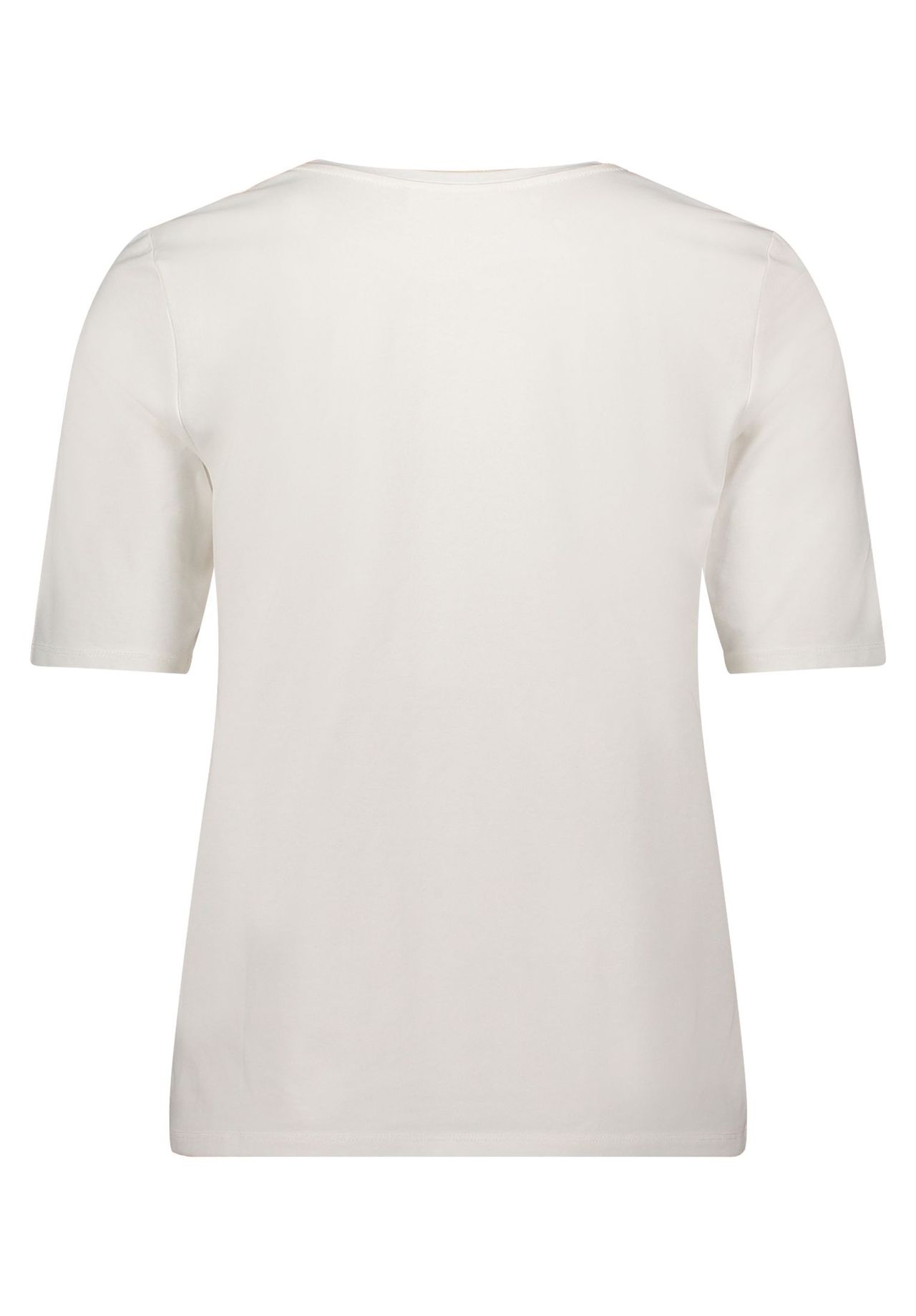 Betty Barclay Basic Shirt Mit Placement, Weiß, 38