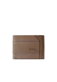 VARGU - Echtleder Geldbörse KON 1-M - black - lime green
