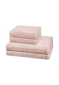 Cawö 2 X Handtuch 2 X Duschtuch im Set Pure - Pure - Eukalyptus